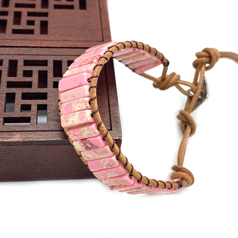 Wholesale Hand Woven Lapis Lazuli Bracelet